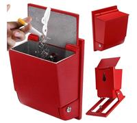 GUQASDV Cendrier Mural d'extérieur avec Couvercle, cendrier en Aluminium, broyeur à Cigarettes Mural for Balcon, Hall d'entrée, Ascenseur, karaoké