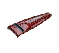 Guqin Concert Instrument À Cordes Chinois Professionnel Sur Le Thème Du Coucher Soleil Couleur Vermillon Guqin