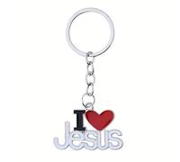 Guqqeuc Cadeau d'anniversaire chrétien inspirant pour fille, fils, cadeau de baptême religieux pour filles et garçons « I Love Jésus » - Cadeau pour chrétiens - Cadeau chrétien pour femme et homme