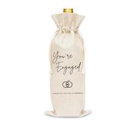 Guqqeuc Cadeau d'anniversaire, de Noël pour une amie, un cadeau de vin, pour sœur, frère, amateur de vin, cadeau pour les jeunes mariés, cadeaux de départ à la retraite, Engagé, Engagé
