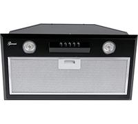 GURARI 051 BL 52, Hotte encastrable 52 cm Noir 1000 m³/h, hotte aspirante, hotte de circulation d'air