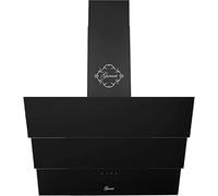 Gurari 267 Black 60 Pr, Hotte aspirante 60 cm sans copeaux Noir Verre 1000 m3/h Télécommande Maison murale Hotte TouchControl, Minuterie aspirante, hotte de rechange, hotte aspirante