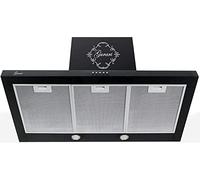 Gurari 461 Black 90, Hotte aspirante murale 90 cm •1000m³/h•Hotte murale Luxe fabricant Gurari • 3 vitesses •LED •Hotte• Noir •Recirculation possible