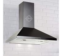 Gurari C 147 Hotte aspirante murale 50 cm •1000m³/h•Hotte murale Luxe fabricant Gurari • 3 vitesses •1000m³/h •LED •Hotte Noir •Métal noir •Recirculation possible