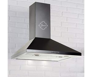 Gurari C 147 Hotte aspirante murale 50 cm •1000m³/h•Hotte murale Luxe fabricant Gurari • 3 vitesses •1000m³/h •LED •Hotte Noir •Métal noir •Recirculation possible