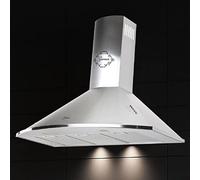 Gurari GCH С 046 IS 9 N Hotte aspirante 90 cm en acier inoxydable 1000 m³/h très absorbante, 3 niveaux, boutons pression, hotte murale, hotte aspirante, hotte de recirculation, marque haut de gamme