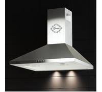 GURARI GCH 147 IS 5+ Ventilateur à charbon , Hotte aspirante 50 cm, en inox, 1000m³/h, 3 vitesses+Ventilateur à charbon