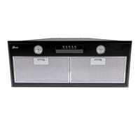 GURARI GCH B 051 70 BL Hotte encastrable 70 cm Noir 1000 m³/h hotte aspirante, hotte de circulation d'air