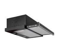 GURARI GCH B 110 IS 6 BL N Hotte encastrable, noire, 860 m³/h, hotte aspirante, à recirculation