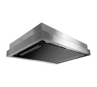 GURARI GCH C 343 IS 90 BL PRIME Hotte encastrable à chaleur tournante 90 cm • Design en acier inoxydable et verre noir • Ionisation • Moteur EBM 1000 m³/h • Contrôle tactile • Télécommande