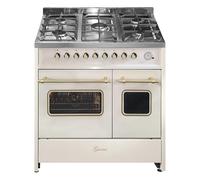 Gurari GCH E 916 Cr R Cuisinière électrique à gaz Crème 90 cm Range Coocker