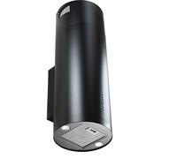 GURARI GCH V 380 36 BL PRIME+Filtre à charbon, hotte à colonne 36 cm,noir, 1000m³/h, 4 niveaux, télécommande, pour montage mural
