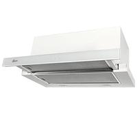 GURARI hotte à écran plat GCH B 117 WH Prime, hotte de cuisine 60 cm, blanc, 1000m³/h, aspiration très puissante, 3 niveaux, hotte aspirante, hotte d'évacuation, hotte de recirculation