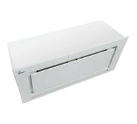GURARI Hotte encastrable GCH E 217 WH 90 PRIME - 90 cm - Blanc - Verre blanc - 1000 m³/h - Bandes LED
