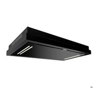 Hotte de plafond - GURARI - GCH C 343 120 BL PRIME - 120 cm - 1000 m³/h - Verre noir