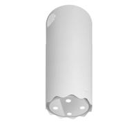 Gurari Hotte insulaire 40 cm GCH P 892 WH Diamond - Hotte aspirante blanc mat - Design ondulé - Moteur BLDC 850 m³/h - Télécommande - Éclairage LED - Circulation d'air