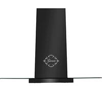 GURARI Hotte murale 466 90 BL Pr, hotte aspirante murale 90 cm 1000 m³/h en noir avec verre, classe d'efficacité énergétique A, TouchControl
