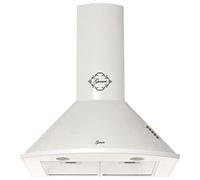 GURARI Hotte murale design 60 cm Blanc GCH 046 - Hotte aspirante1000 m³/h 3 niveaux - Hotte de Cuisine mode recyclage ou évacuation de l'air