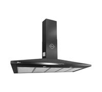 GURARI Hotte murale GCH C 147 BL 120 N - Hotte aspirante - 120 cm - 1000 m³/h - Noir - 3 niveaux