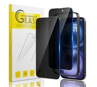 Guretok Verre Trempé Anti-Espion pour iPhone 16 Plus 6,7 Pouces, Vitre Protection pour iPhone 16 Plus écran Protege, [Sans Bulles][9H Dureté][Facile à Installer]