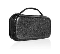 Gurgitat Étui de transport pour Nintendo Switch 2 - Noir scintillant mignon et cool avec poignée pour Switch 2 2025 - Étui de voyage portable pour filles et garçons