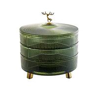 Guriayus Bol lumineux rotatif de boîte de rangement de graines de melon multifonction pour la maison verte
