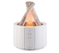 Guriayus Diffuseur de flamme simulée humidificateur d'air de feu générateur de brouillard ultrasonique Fogger LED lampe à huile diffuseur,
