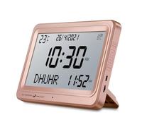 Guriayus Horloge Azan automatique mondiale numérique 8 sons de prière Azan Horloge murale et bureau islamique C