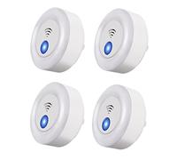 Guriayus Le répulsif électronique à ultrasons de 4 pièces peut repousser souris, moustiques, cafards, mouches, murciéLagos, etc. Prise UE