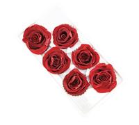 Guriayus Lot de 6 têtes de décoration pour fête de mariage, amant, fête des mères, 5-6 cm