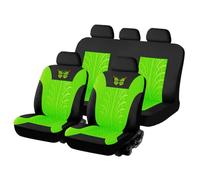 GuriDo Ensemble Complet De Housses Siege Auto pour Au-di E-Tron 2019 2020 2021, Avant Et ArrièRe Couvre Sieges Respirant Confortable Protection Siege Accessoire,G/Green