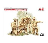 ICM Maquette Gurkha Rifles (1942-1944) Échelle 1/35 4 figurines Réf. 35563