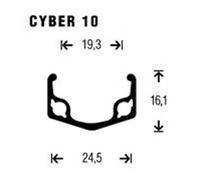 Gurpil Roue Arrière De Vtt Cyber 10 24´´ Qr
