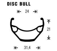 Gurpil Roue Arrière De Vtt Disc Bull 26 isc