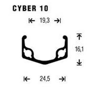 Gurpil Roue Avant Vtt Cyber 10 24´´ Qr