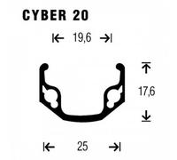 Gurpil Roue Avant Vtt Cyber 20 26´´ Disc