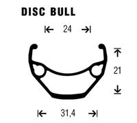 Gurpil Roue Avant Vtt Disc Bull 26´´ Cl