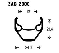 Gurpil Zac 26´´ 6b Disc Mtb Front Wheel Noir 9 x 100 mm