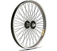 Gurpil Zac 30 48t Bmx 20´´ Front Wheel Noir 14 x 100 mm Silver