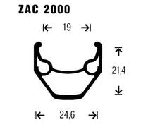 Gurpil Zac 26´´ Mtb Rear Wheel Argenté 9 x 135 mm / Shimano/Sram HG Silver