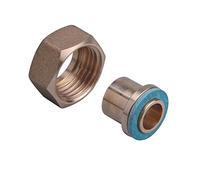 Gurtner - Raccord gaz naturel - Sachet de 2 raccords 2 pièces Joint Plat GAZ G1"1/4 (33/42) à braser sur cuivre Ø32 -