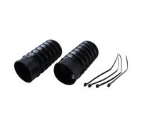 Gurtt 1 Paire de Soufflets de Fourche en Caoutchouc de 39 mm - Protections Anti-poussière pour Harley Dyna FXD Sportster XL