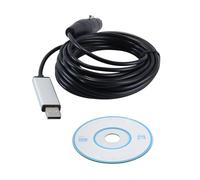 Gurtt Adaptateur d'interface USB vers DMX de 5 m, convertisseur RS485, série XLR 3 broches, logiciel DMX512 Freestyler pour PC, câble variateur de contrôle d'éclairage de scène