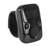 Gurtt Compteur manuel intelligent étanche - Compteur de rangs numérique portable, compteur manuel pour le tricot, idéal pour l'inventaire, le sport, le marketing et le golf (noir)