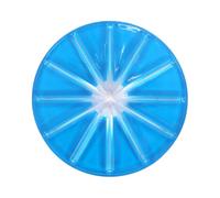 Gurtt Essuie-glace rond pour robot pâtissier, protection anti-éclaboussures à 6 fils pour tête de mixage,compatible avec les robots de cuisine à tête inclinable de 4,5 et 5 pintes (bleu 14cm)