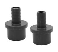 Gurtt Lot de 2 connecteurs de tuyau en plastique Pagoda - Adaptateur de couplage droit (diamètre extérieur de la douille 32 mm, diamètre extérieur pagode 16 mm)