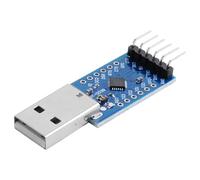 Gurtt Module convertisseur série CP2104 USB 2.0 vers TTL UART, Module STC Downloader, Carte de Mise à Jour Flash avec câble d'extension USB