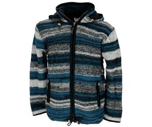 Guru-Boutique, Cardigan en Laine Népalais, Modèle 15, Size:M (40), Vestes, Cardigans et Ponchos