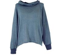 Guru-Boutique, Chandail à Capuche, Sweat-shirt, Pull, Pull à Capuche, Bleu Pigeon, Ducoton, Size:S / M (40), Chandails, Sweat-shirts à Manches Longues