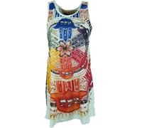 Guru-Boutique, Débardeur Miroir, Chemise Longue, Mini-Robe, Coton, Bien Sûr, des Chemises